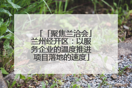 「聚焦兰洽会」兰州经开区：以服务企业的温度推进项目落地的速度
