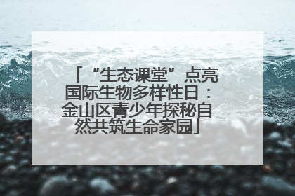 “生态课堂”点亮国际生物多样性日：金山区青少年探秘自然共筑生命家园