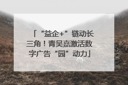 “益企+”链动长三角！青吴嘉激活数字广告“园”动力