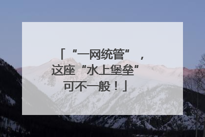 “一网统管”，这座“水上堡垒”可不一般！