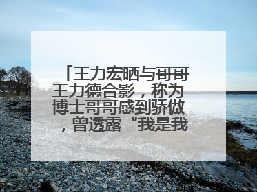 王力宏晒与哥哥王力德合影，称为博士哥哥感到骄傲，曾透露“我是我们家最弱的”