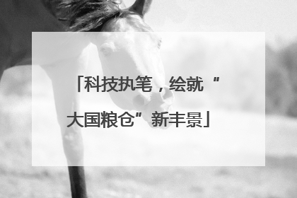 科技执笔，绘就“大国粮仓”新丰景
