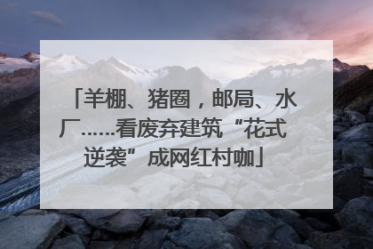 羊棚、猪圈，邮局、水厂……看废弃建筑“花式逆袭”成网红村咖