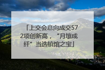 上交会意向成交572项创新高，“月壤成纤”当选镇馆之宝