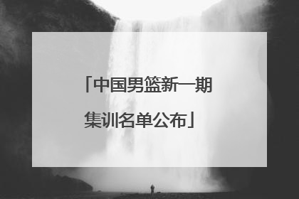 中国男篮新一期集训名单公布
