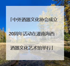 中外酒器文化协会成立20周年活动在灌南海西酒器文化艺术馆举行