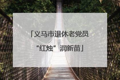 义马市退休老党员“红烛”润新苗