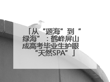 从“题海”到“绿海”：鹤峰屏山成高考毕业生护眼“天然SPA”