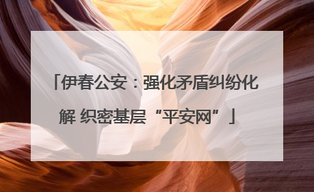 伊春公安：强化矛盾纠纷化解 织密基层“平安网”