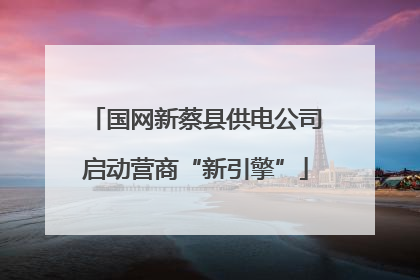 国网新蔡县供电公司启动营商“新引擎”