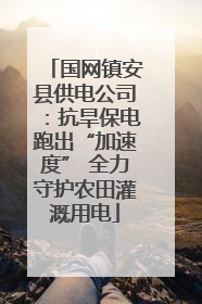 国网镇安县供电公司：抗旱保电跑出“加速度” 全力守护农田灌溉用电