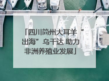 四川简州大耳羊“出海”乌干达 助力非洲养殖业发展