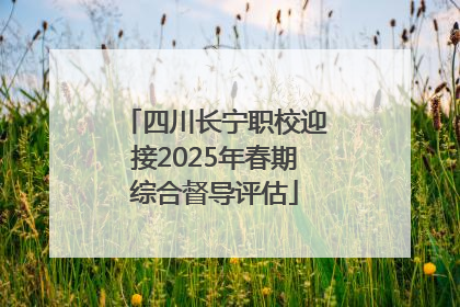 四川长宁职校迎接2025年春期综合督导评估