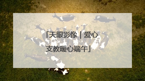天眼影像｜爱心支教暖心端午