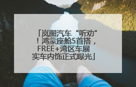岚图汽车“听劝”！鸿蒙座舱5首搭，FREE+湾区车展实车内饰正式曝光