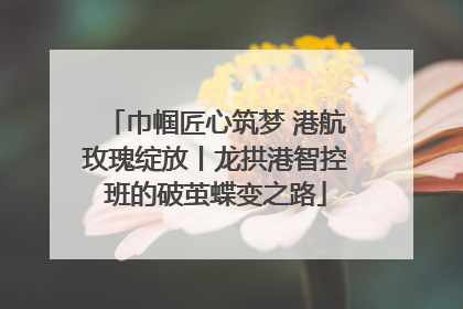 巾帼匠心筑梦 港航玫瑰绽放丨龙拱港智控班的破茧蝶变之路