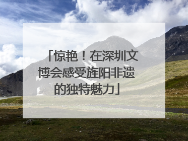 惊艳！在深圳文博会感受旌阳非遗的独特魅力