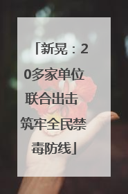 新晃：20多家单位联合出击 筑牢全民禁毒防线