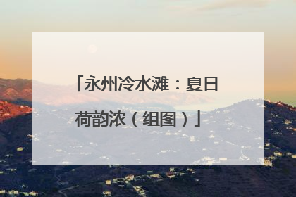 永州冷水滩：夏日荷韵浓（组图）