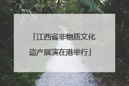 江西省非物质文化遗产展演在港举行