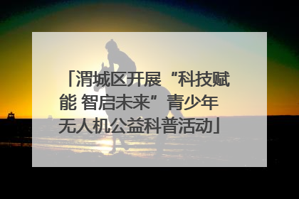 渭城区开展“科技赋能 智启未来”青少年无人机公益科普活动