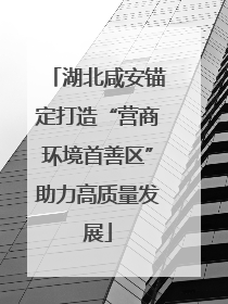 湖北咸安锚定打造“营商环境首善区”助力高质量发展