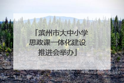 滨州市大中小学思政课一体化建设推进会举办