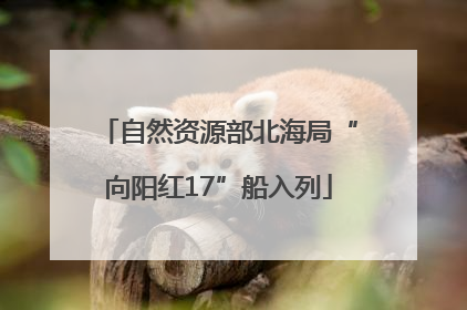 自然资源部北海局“向阳红17”船入列