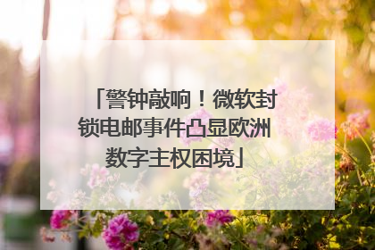 警钟敲响！微软封锁电邮事件凸显欧洲数字主权困境