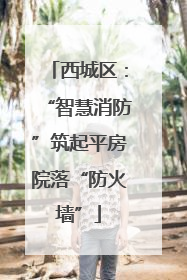 西城区：“智慧消防”筑起平房院落“防火墙”