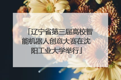 辽宁省第三届高校智能机器人创意大赛在沈阳工业大学举行