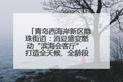 青岛西海岸新区隐珠街道：消夏盛宴燃动“滨海会客厅”，打造全天候、全龄段消费生态圈