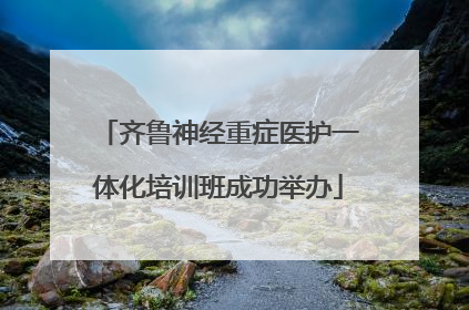 齐鲁神经重症医护一体化培训班成功举办