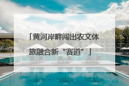 黄河岸畔闯出农文体旅融合新“赛道”