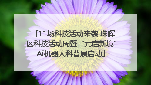 11场科技活动来袭 珠晖区科技活动周暨“元启新境”Ai机器人科普展启动