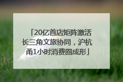 20亿首店矩阵激活长三角文旅协同，沪杭甬1小时消费圈成形